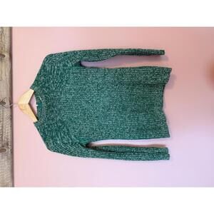 Vintage Small Green Women's Crew Neck Sweater JC Penny Fashions 70s